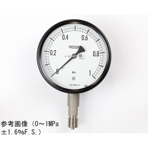 密閉型圧力計(100Φ) 立形A枠 蒸気