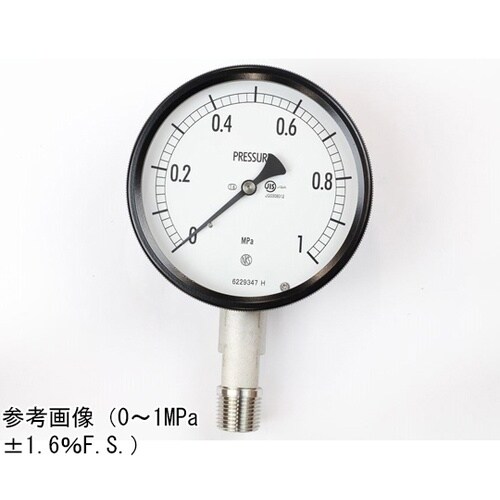 密閉型圧力計(100Φ) 立形A枠 6M