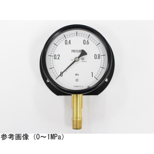 密閉型圧力計(100Φ) 立形B枠 −0