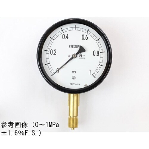 密閉型圧力計(100Φ) 立形A枠 25