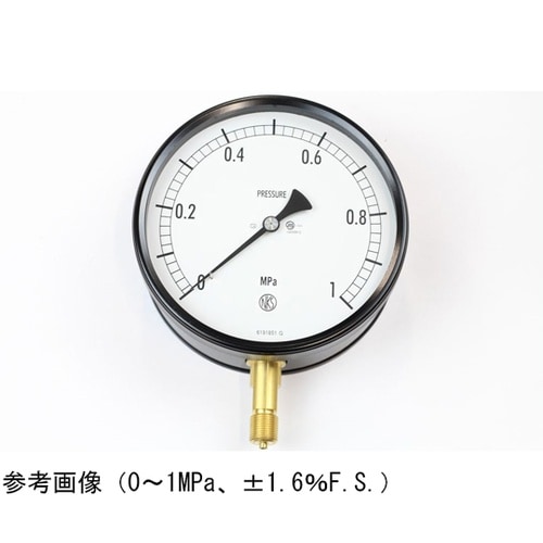 密閉型圧力計(150Φ) 立形A枠 1M