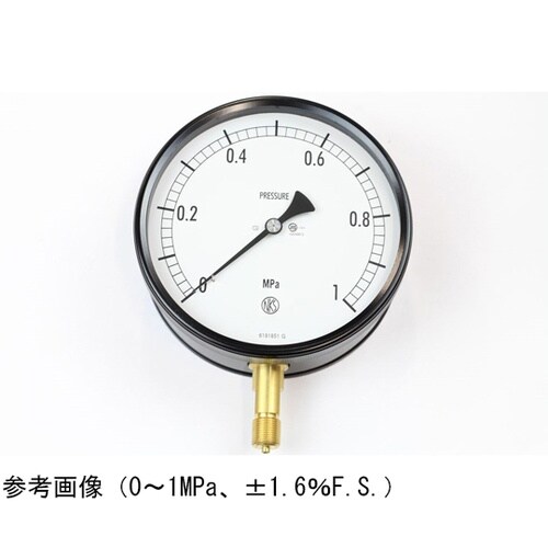 密閉型圧力計(150Φ) 立形A枠 3.