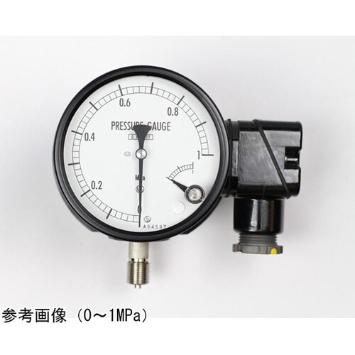 マイクロスイッチ接点付圧力計(100Φ)