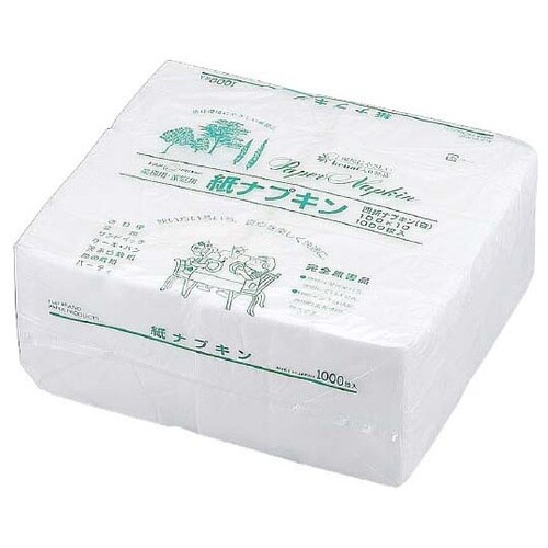 4折ナプキン 白 1000枚×10袋入