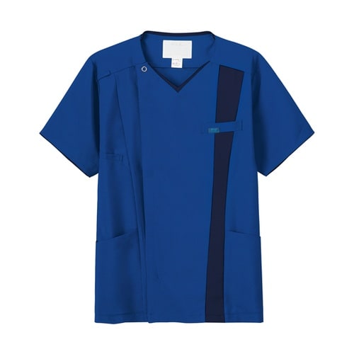 メンズジップスクラブR ロイヤルブルー×