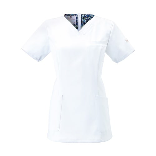 スクラブ ホワイト S HI700−1