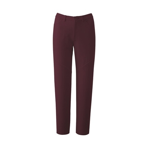 スリムスレートパンツ バーガンディ L