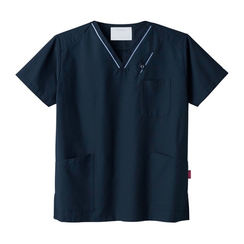 スクラブ ダークネイビー LL 7003