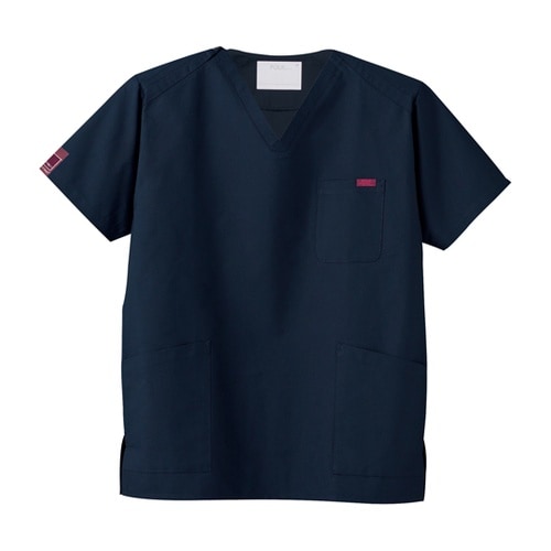 スクラブ上下セット ダークネイビー S