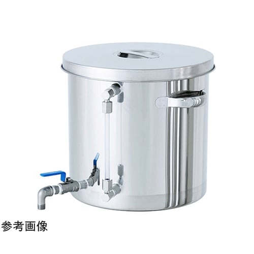 ボールバルブ・液面計付ステンレス汎用容器