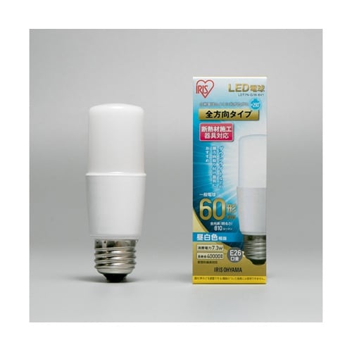 LED電球 E2 T形 全方向 昼白色6