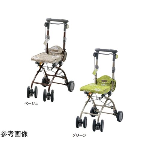 シルバーカー さんぽっぽ グリーン 53