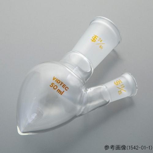 二ツ口梨形フラスコ 1000mL 24/