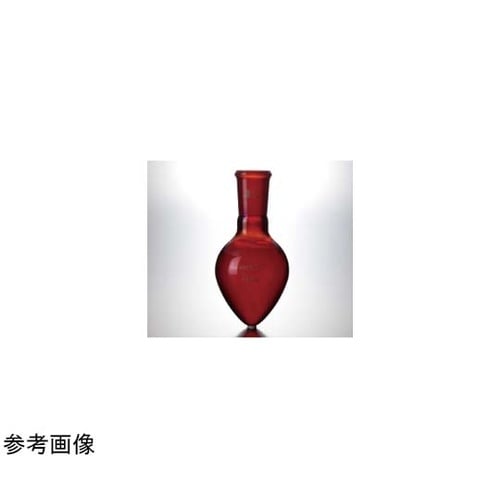 茶褐色梨形フラスコ 100mL 19/3