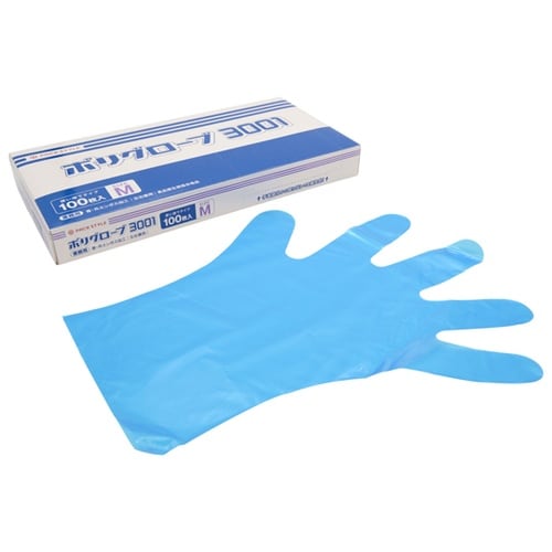 ポリ手袋 ポリグローブ 3001 箱入