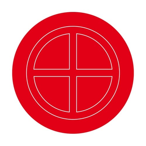 破壊板(送水口割板)アクリル(透明赤)1