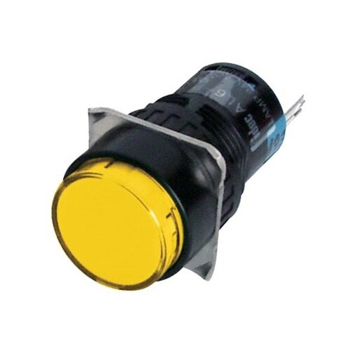表示灯 黄 実装ホールサイズ:16mm