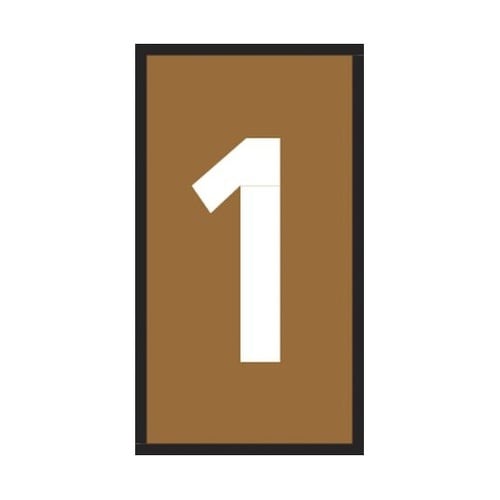 ケーブルマーカー 紫 なし 1袋(200