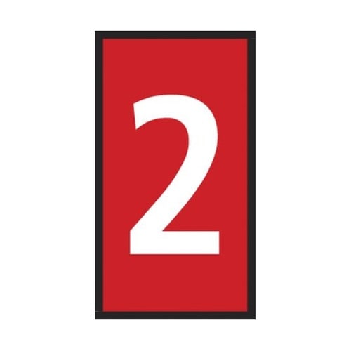 ケーブルマーカー 白 なし 1袋(200