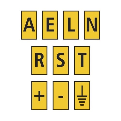 ケーブルマーカー 白 なし 1袋(200