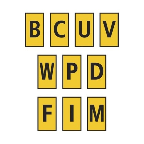 ケーブルマーカー 白 なし 1袋(200