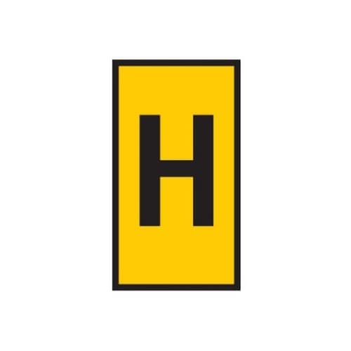 ケーブルマーカークリップ 黄 1袋(10