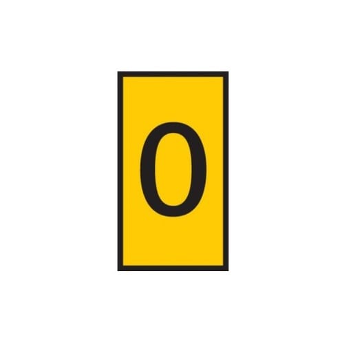 ケーブルマーカークリップ 黄 1袋(10