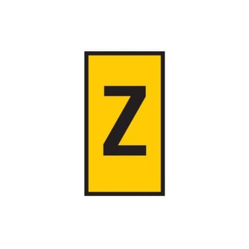 ケーブルマーカークリップ 黄 1袋(10