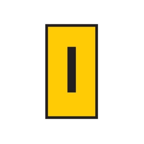 ケーブルマーカークリップ 黄 1袋(10