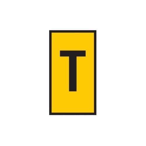 ケーブルマーカークリップ 黄 1袋(10