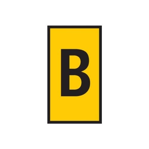 ケーブルマーカークリップ 黄 1袋(10