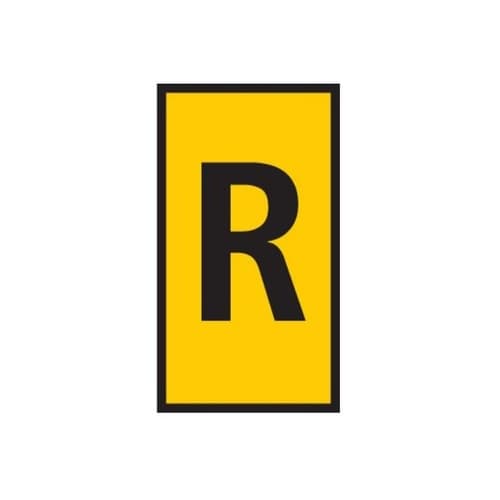 ケーブルマーカークリップ 黄 1袋(50