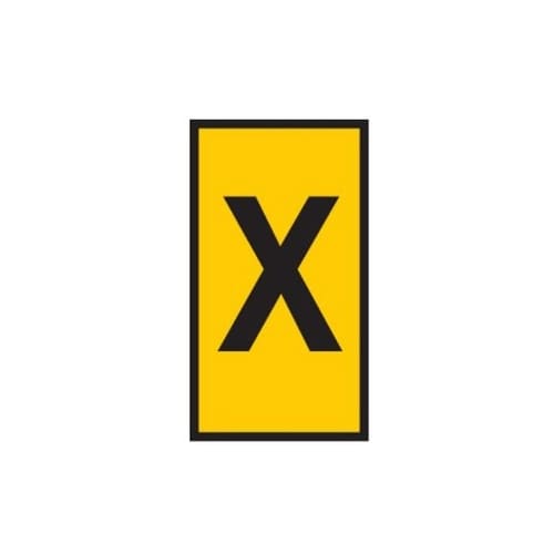 ケーブルマーカークリップ 黄 1袋(10