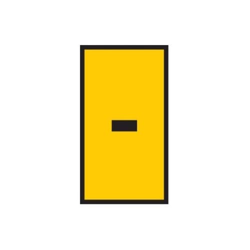 ケーブルマーカークリップ 黄 1袋(50