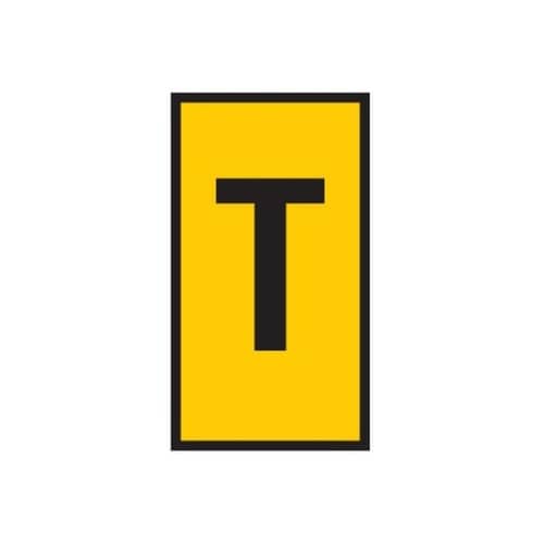 ケーブルマーカークリップ 黄 1袋(50