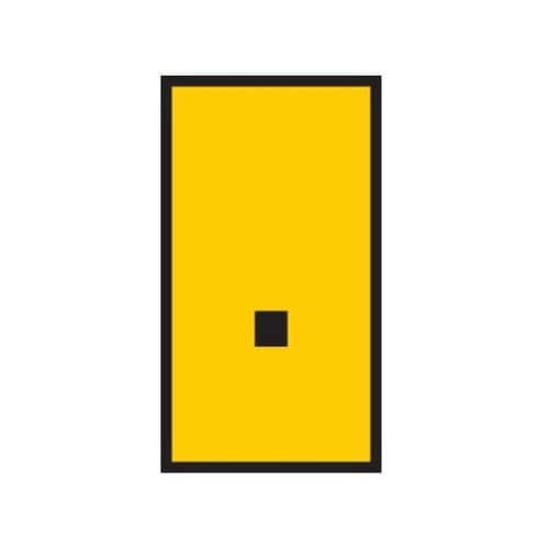 ケーブルマーカークリップ 黄 1袋(10