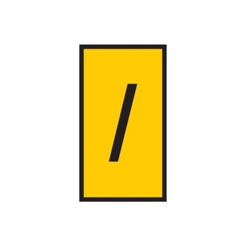 ケーブルマーカークリップ 黄 1袋(50