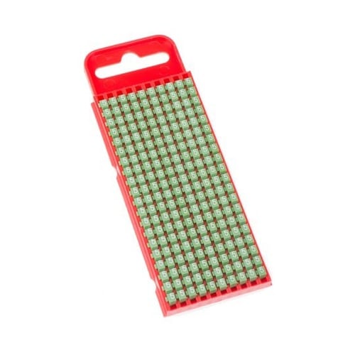 ケーブルマーカー 緑 なし 1袋(200