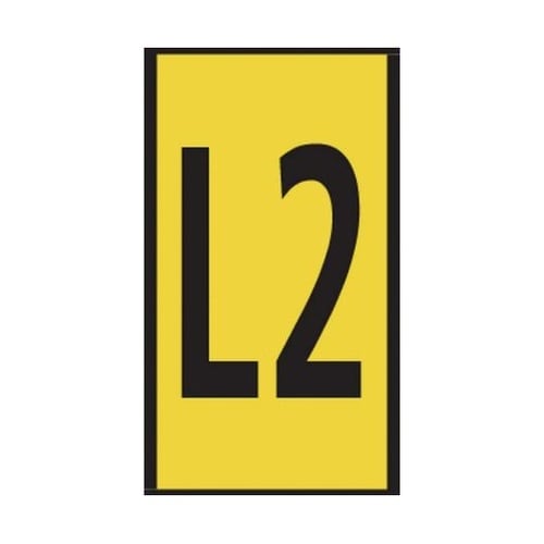 ケーブルマーカー 黄 1袋(1000個入