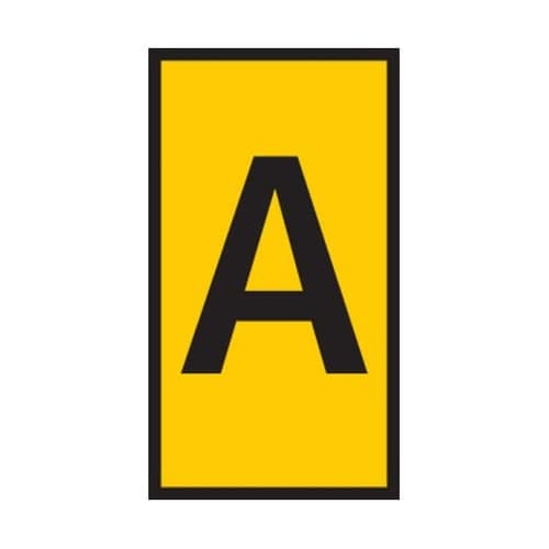 ケーブルマーカー 黄 1袋(1000個入