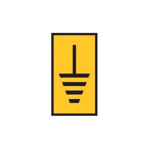 ケーブルマーカー 黄 1袋(1000個入