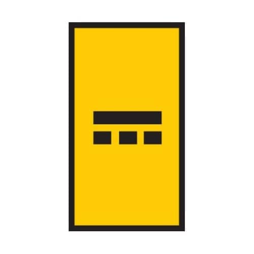 ケーブルマーカー 黄 1袋(1000個入