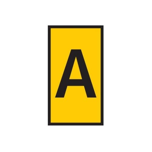 ケーブルマーカークリップ 黄 1袋(50