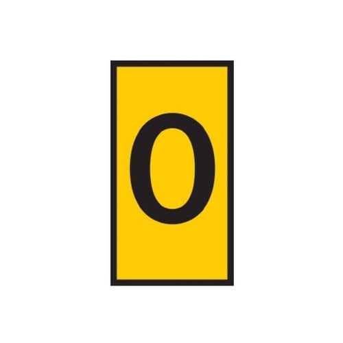 ケーブルマーカークリップ 黄 1袋(50