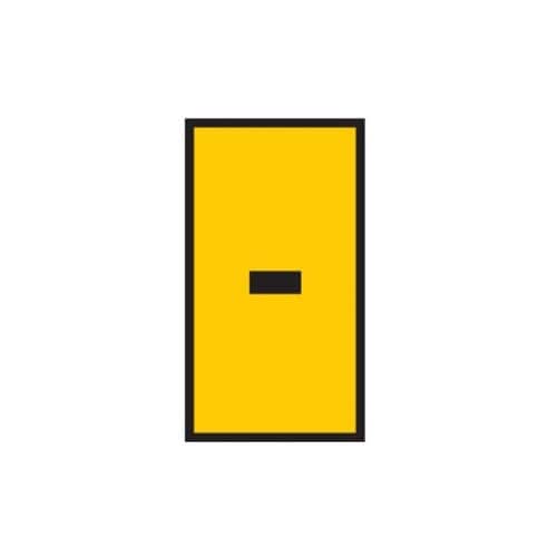 ケーブルマーカークリップ 黄 1袋(10