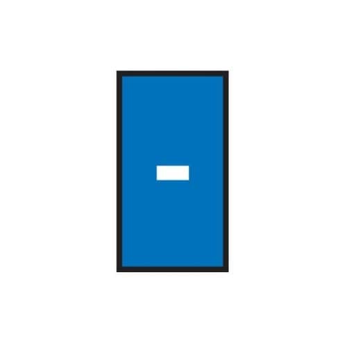 ケーブルマーカークリップ 青 1袋(10