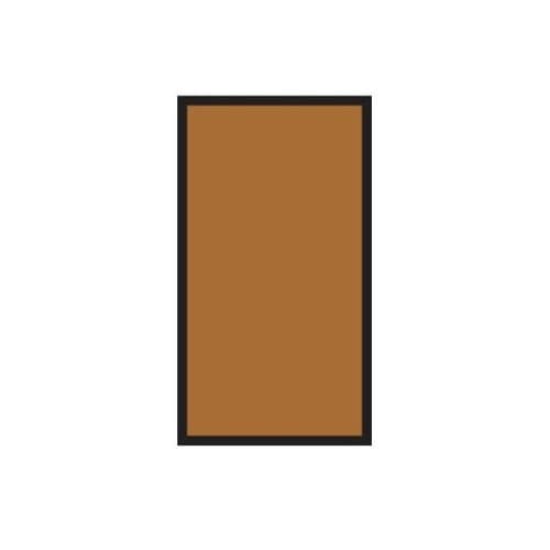 ケーブルマーカークリップ 茶 1袋(10