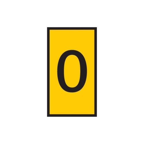 ケーブルマーカークリップ 黄 1袋(50