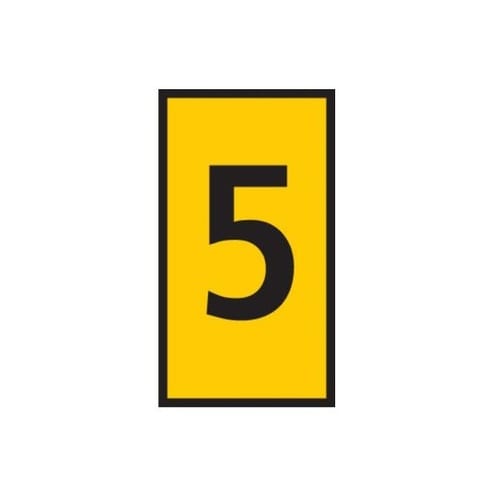 ケーブルマーカークリップ 黄 1袋(50