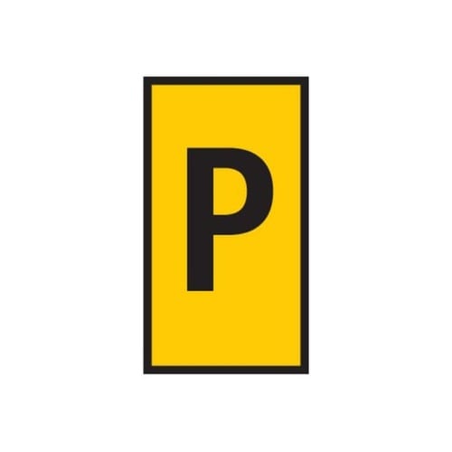 ケーブルマーカークリップ 黄 1袋(50